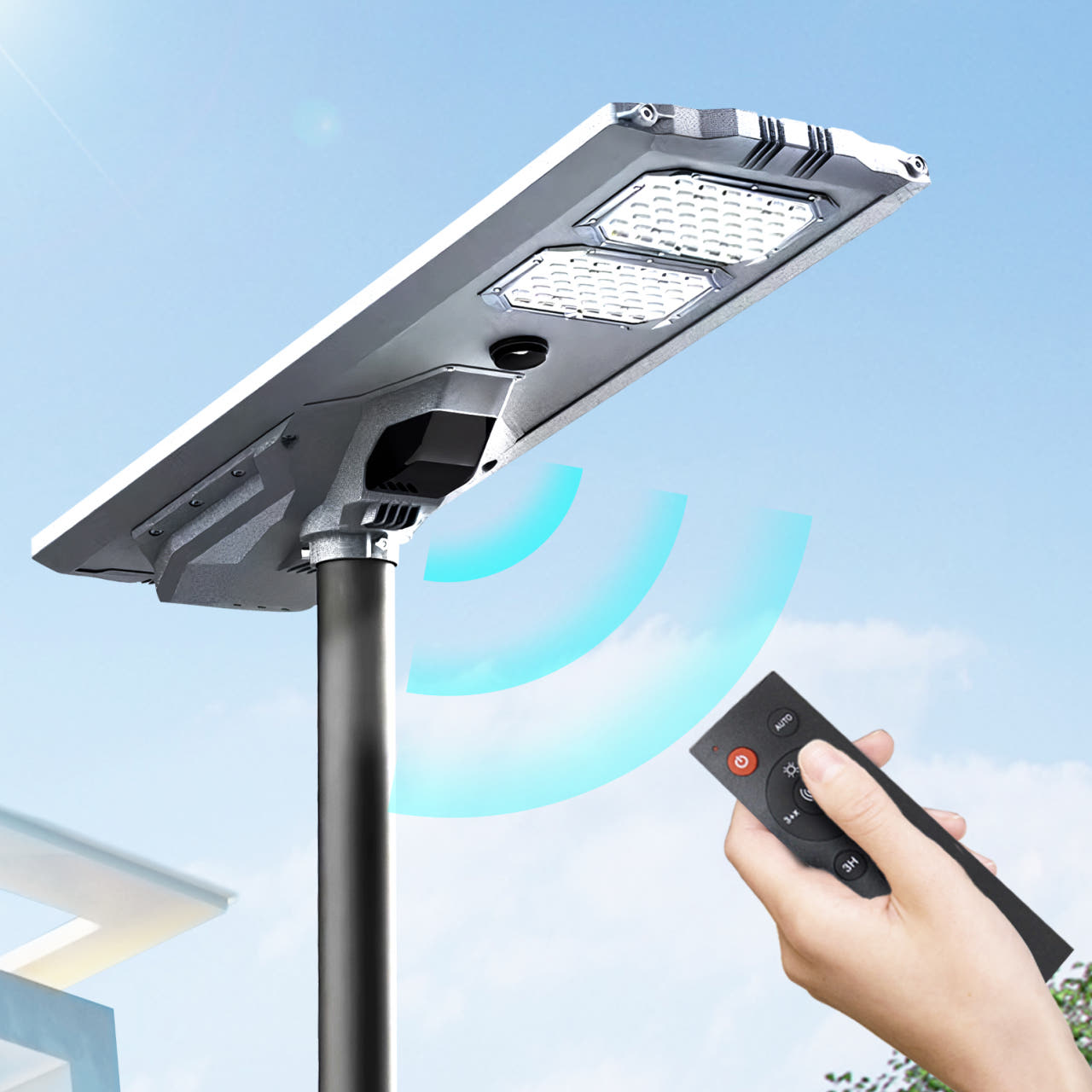 태양광 가로등 투광등 태양열 정원등 LED 조명 벽등 센서등 투광기 일체형 프로 800W