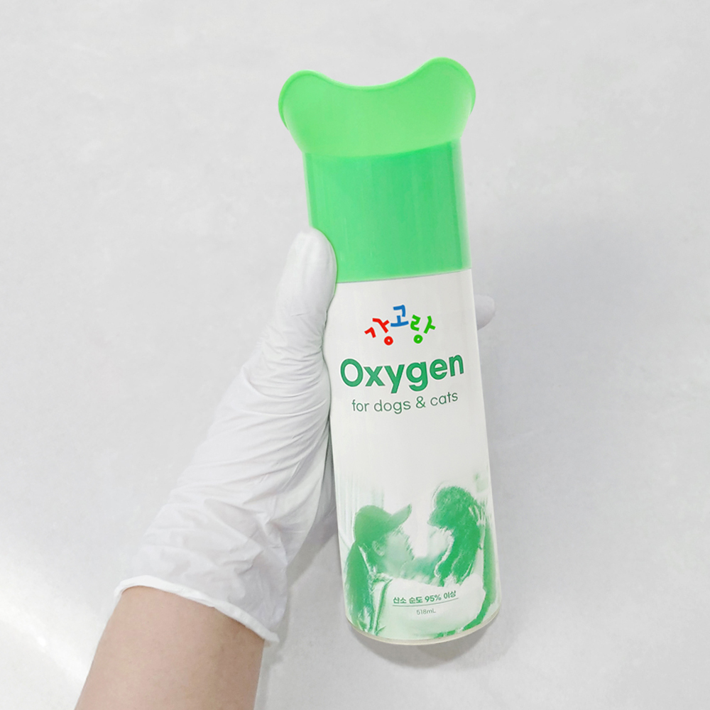 강아지 산소캔 산소방 고양이 휴대용 산소 스프레이 애견 반려견 호흡곤란 산소호흡기 산소통 - 상세 이미지 5
