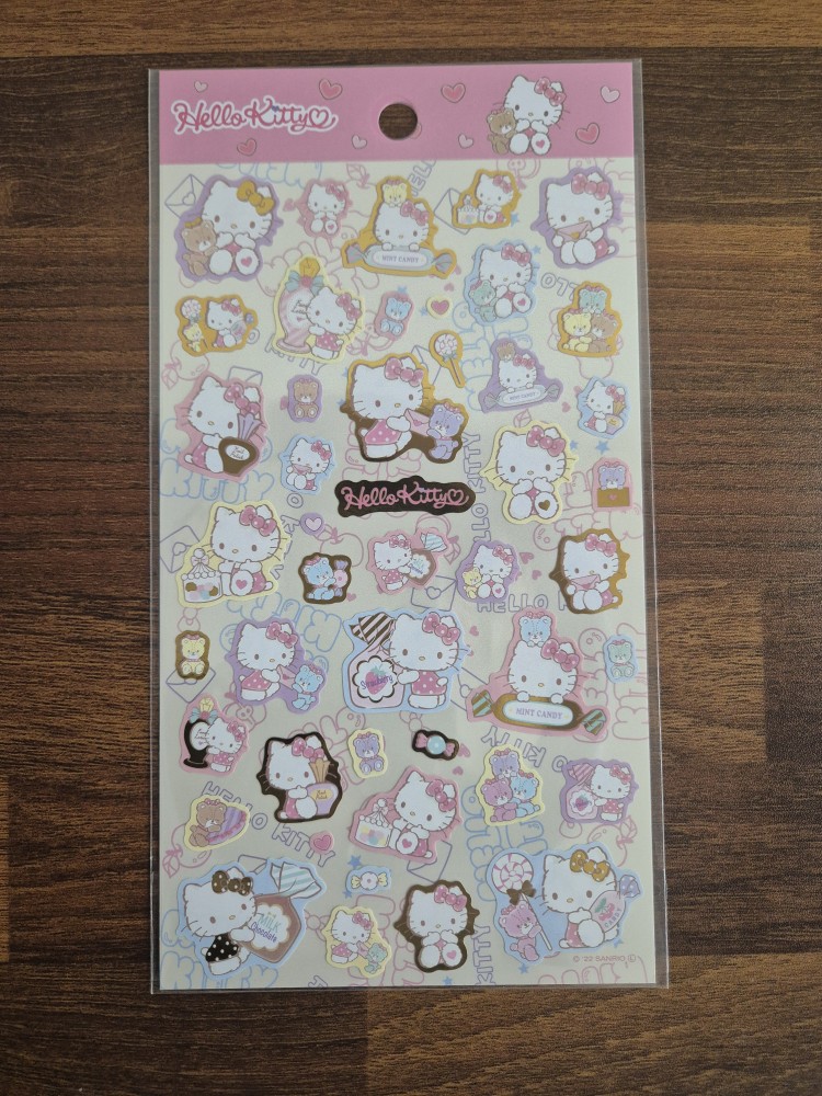 산리오 프렌즈 캐릭터 스티커 헬로키티 쿠로미 마이멜로디 한국발송 일본현지 직접수입 - 상세 이미지 3