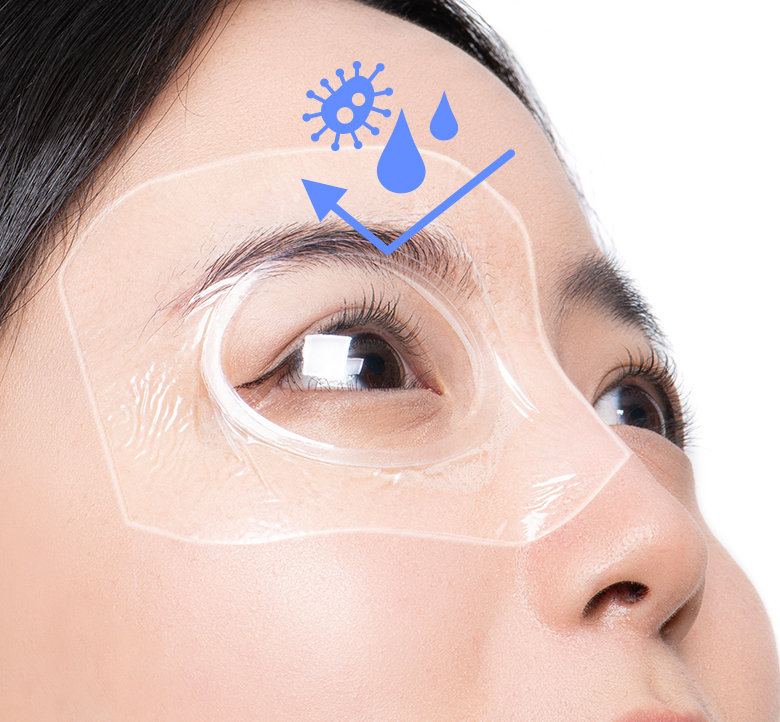 아이씰패치 플러스 6p 방수안대 눈보호안대 쌍수 쌍커풀 라식 라섹 수술후 관리 백내장안대 제품 이미지