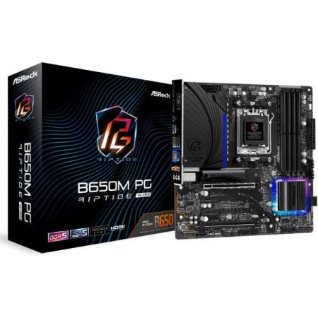 [해외]ASRock B650M PG 립타이드 WiFi AMD 소켓 AM5 라이젠 7000 시리즈 프로세서 마더보드