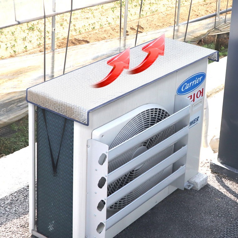 에어컨 실외기 절전커버 대형열차단덮개 난연 차양막