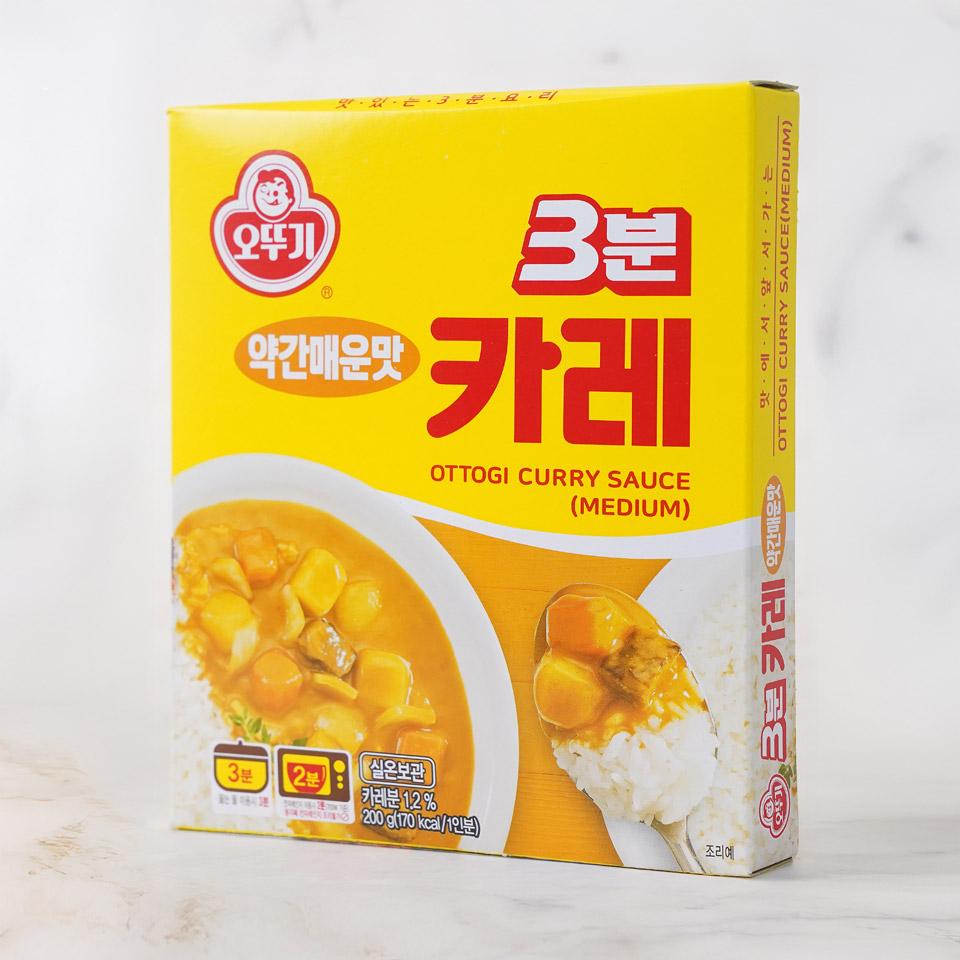 메가마트 오뚜기 3분 카레 약간매운맛 200g - 상세 이미지 2