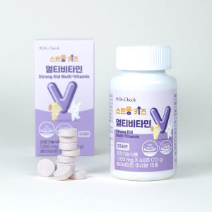 닥터체크 스트롱키즈 멀티비타민 4박스 구매시 쇼핑백 증정 60정, 1개 맛있게 먹은 솔직 후기 - 상품 이미지 3