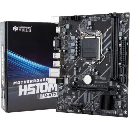 HUANANZHI [해외]컴퓨터 마더보드, HUANANZHI H510M-K 마이크로 ATX 게이밍 PC 마더보드 （INT 10/11세대, Core/Pentium/CeLeRON 시리즈 프로세서, DD