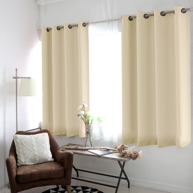 암막커튼 작은창 아일렛커텐 거실 창문 아이방 방한