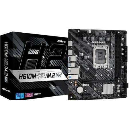 ASRock [해외]ASRock Intel 1700 H610M-H2/M.2 D5 Motherboard