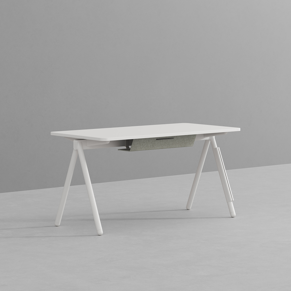 데스커 멀티데스크 1400x700mm, 화이트 - 상품 이미지
