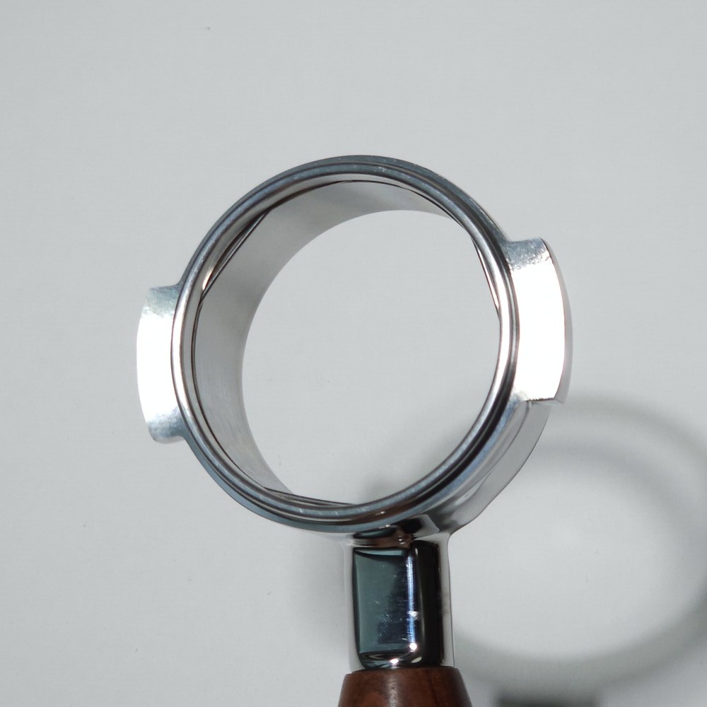 콘티 58mm 바텀리스 포터필터 엑스원 몬테카를로 아이언 호환 로즈우드 바스켓 미포함 - 상세 이미지 4