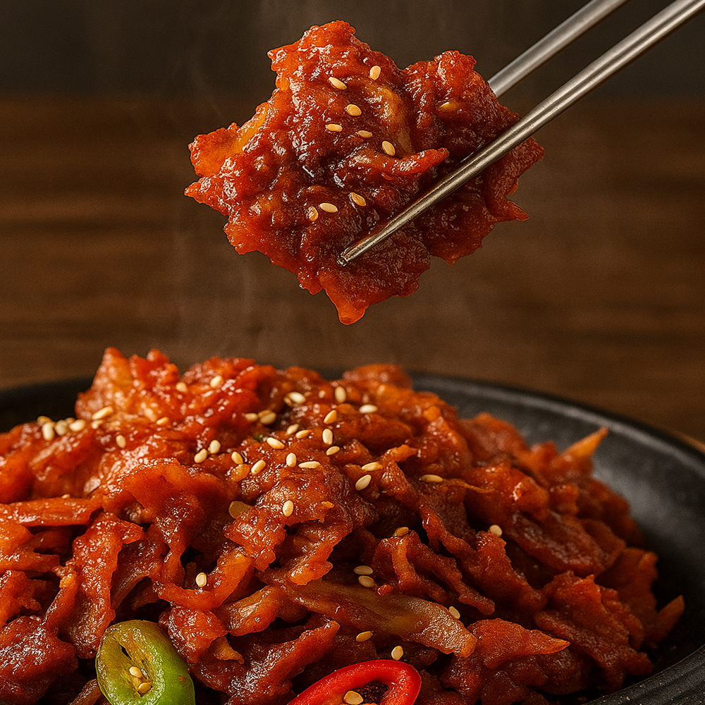 고기소녀 매운 불 오돌뼈 볶음 양념 300g - 메인 이미지