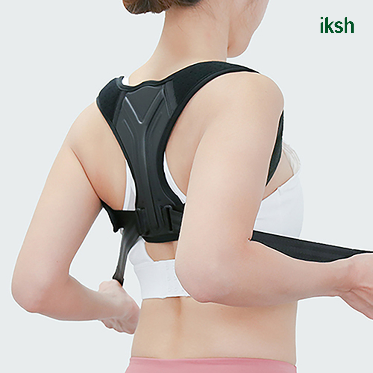 일감생활 자세 교정밴드 바른 자세 어깨 라운드숄더 등 척추 굽은 체형 허리 척추 스트레칭