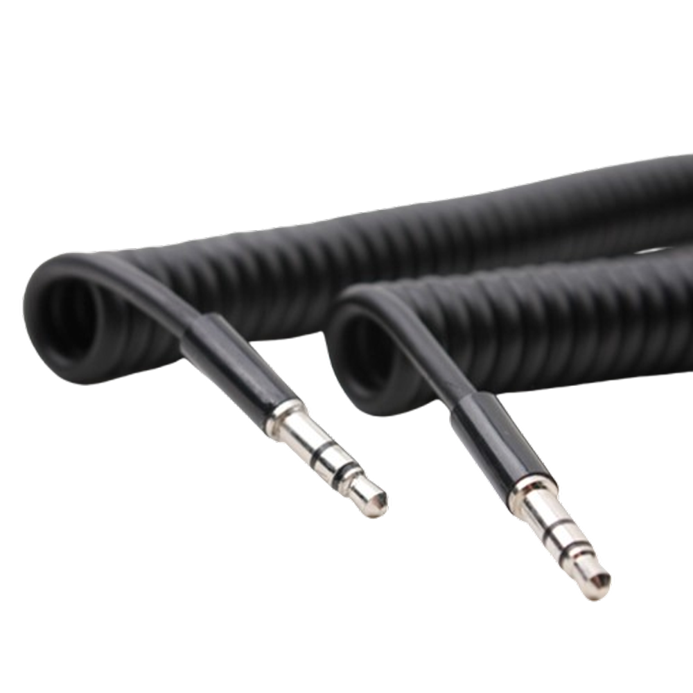 늘어나는 AUX케이블 스프링옥스선 스테레오줄 차량오디오 핸드폰연결