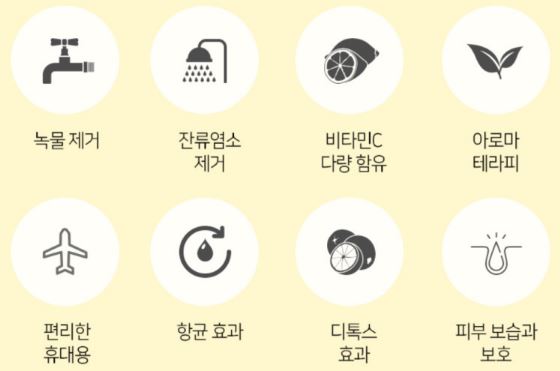 1년세트 [Woo2] 비타민샤워필터 5개, 모든 샤워기호환, 녹물염소제거, 비타민C피부보습 - 상세 이미지 3
