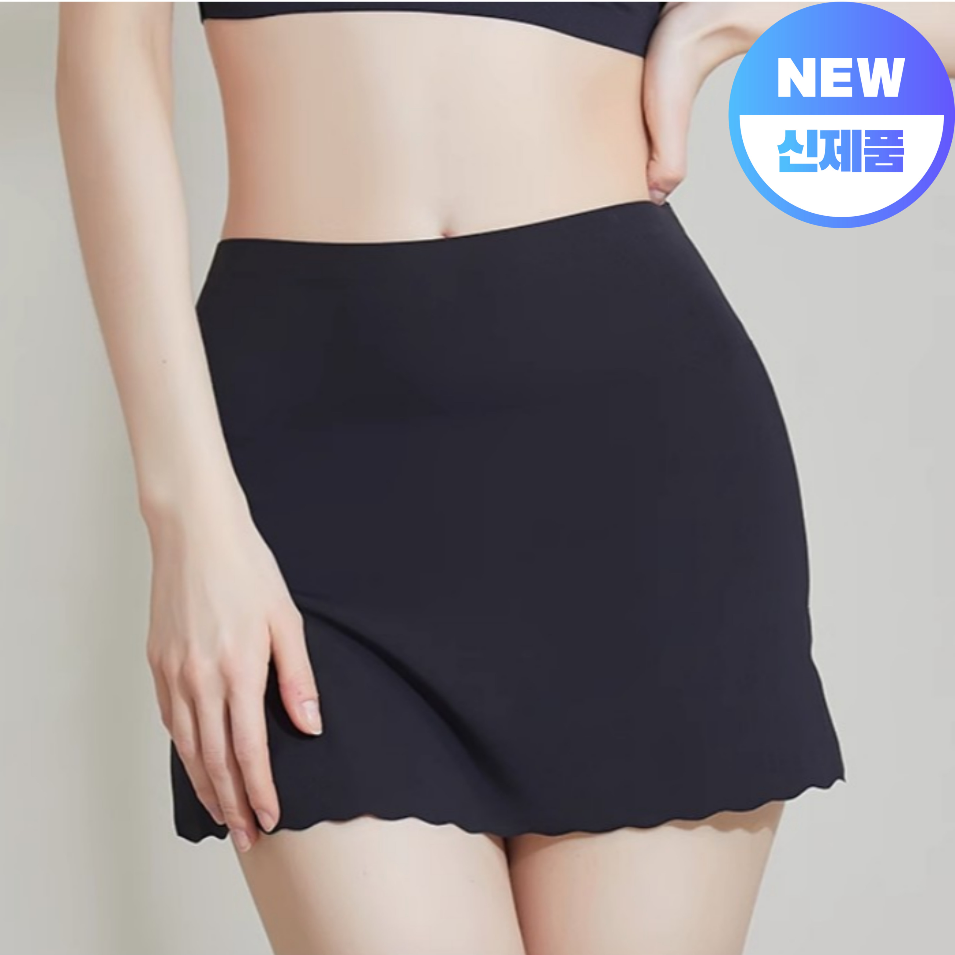 PDG 신상 비침방지 뱃살 Y존커버 속치마바지 - 상세 이미지 3