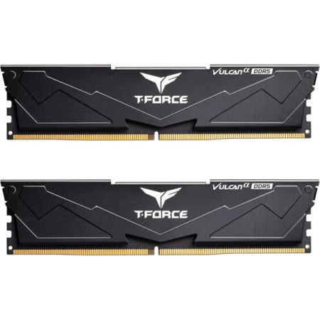 [해외]팀그룹 티포스 벌칸 알파 DDR5 램 32GB 키트(2x16GB) 5600MHz(PC5-44800) CL40 데스크톱 메모리 모듈 램(블랙) AMD 최적화 FLABD532G