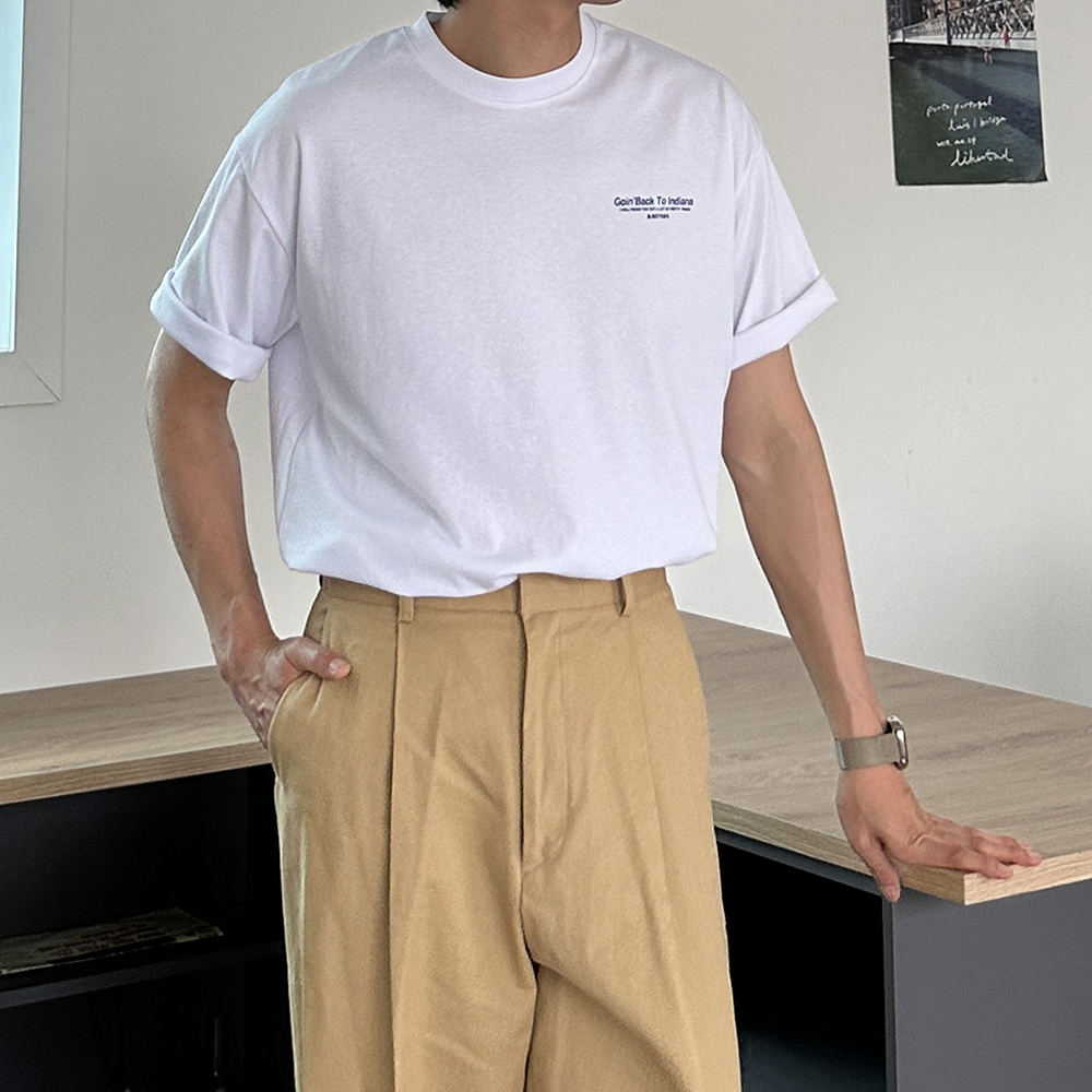 머슬핏반팔 쿨 티셔츠 오버핏 분또 여름 남자 반팔티 - 상세 이미지 3