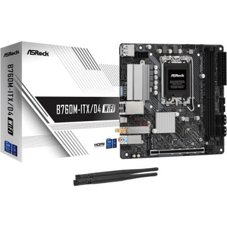 [해외]13세대 및 12세대 인텔® 코어™ 프로세서(LGA1700)를 지원하는 ASRock B760M-ITX/D4 WiFi