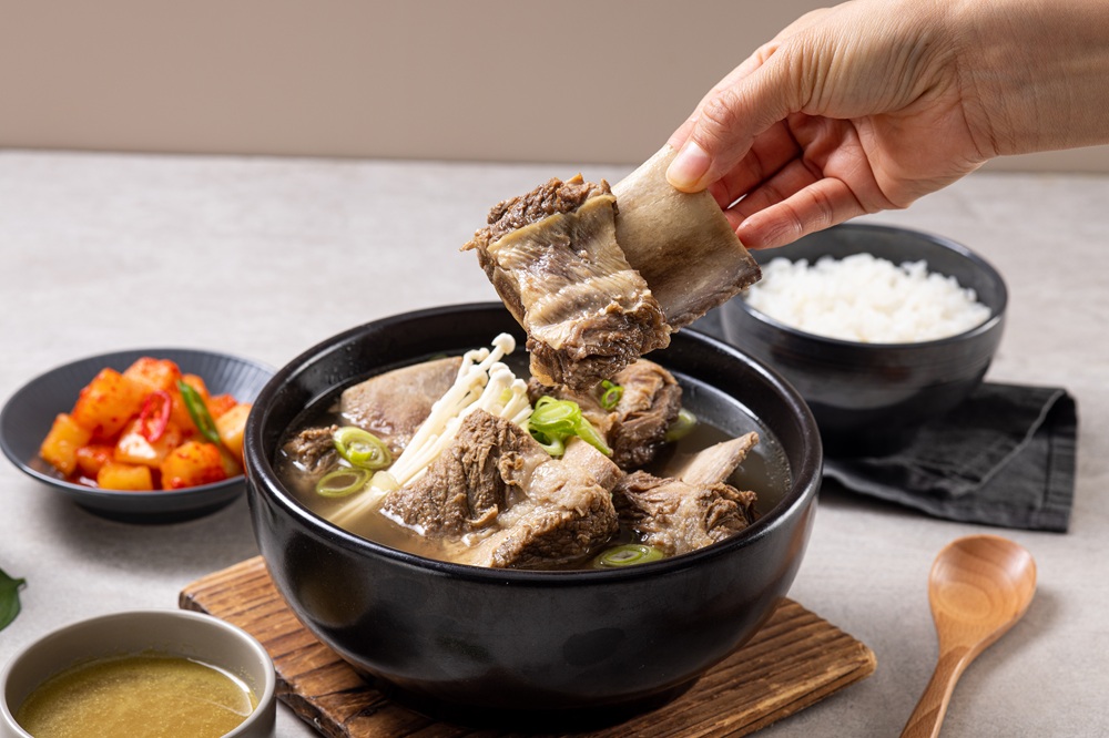 명당리왕갈비탕 고기듬뿍 왕 갈비탕 해장국 2인분 1200g 1개 - 상품 이미지