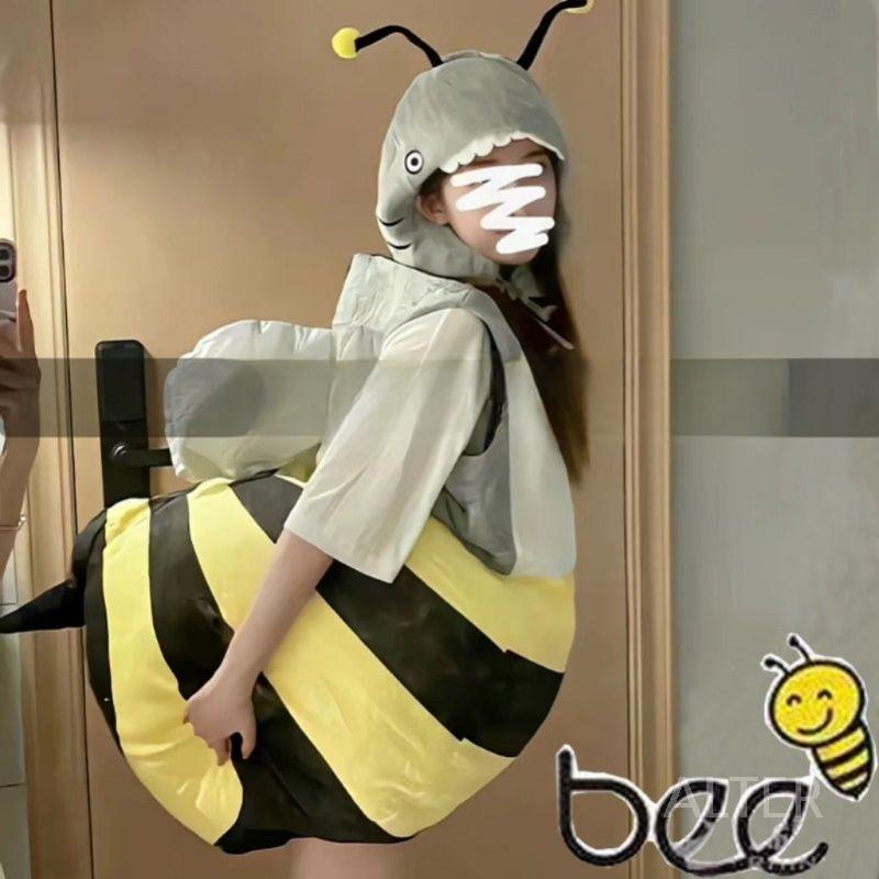 꿀벌 의상 귀여운 방송 성인용 코스프레 중형 150-175cm - 상세 이미지 3