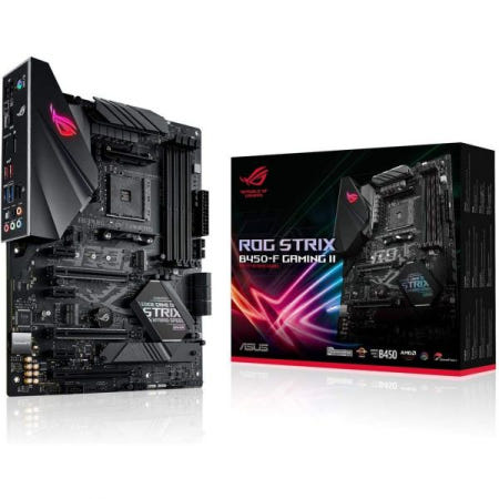 [해외]ASUS ROG Strix B450-F 게이밍 II AMD AM4 (Ryzen 5000, 3세대 Ryzen ATX 마더보드) (8+4 파워 스테이지, HDMI 2.0b/DP