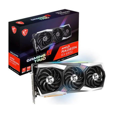 MSI 라데온 RX 6800 게이밍 X 트리오 D6 트라이프로져2 그래픽카드 16GB MS-V396