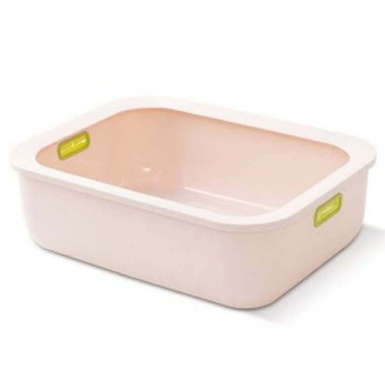 고양이 화장실 배변통 변기 핑크