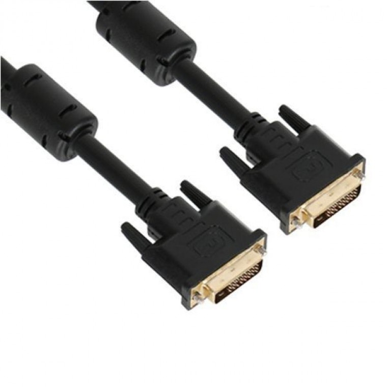 DVI 듀얼 연장 케이블 모니터 연결 블랙 15M - 상품 이미지