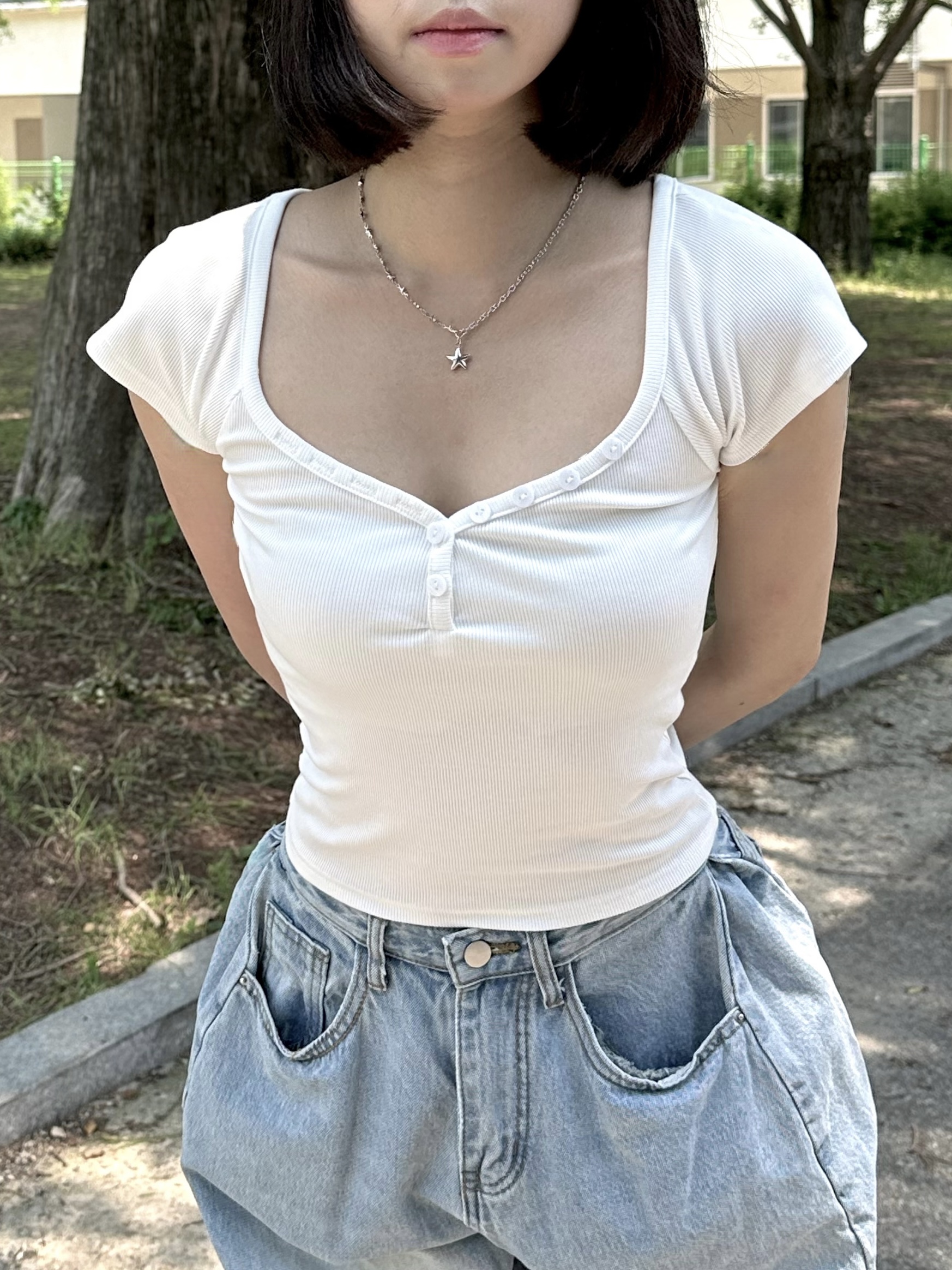 이유진 써지컬 스타 더스트 별 목걸이 - 상세 이미지 2