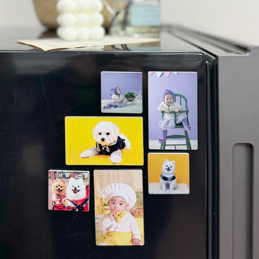 포토마그넷 냉장고자석 사진자석 제작 미니 마그네틱 소