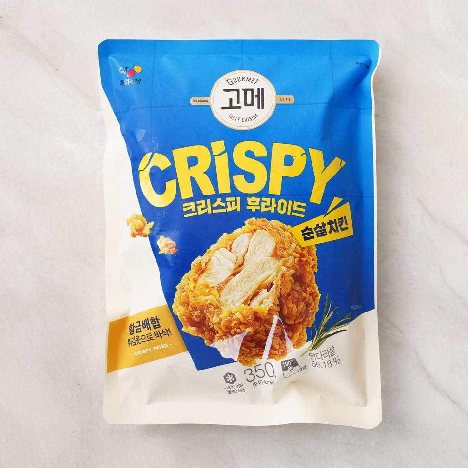 메가마트 CJ 고메 크리스피후라이드 순살치킨 350g - 상품 이미지