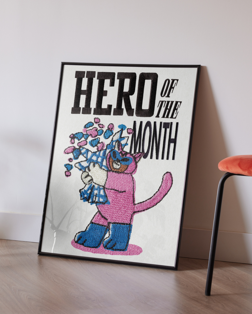 셔레이드쇼 포스터 L - Hero of the month - 상세 이미지 2