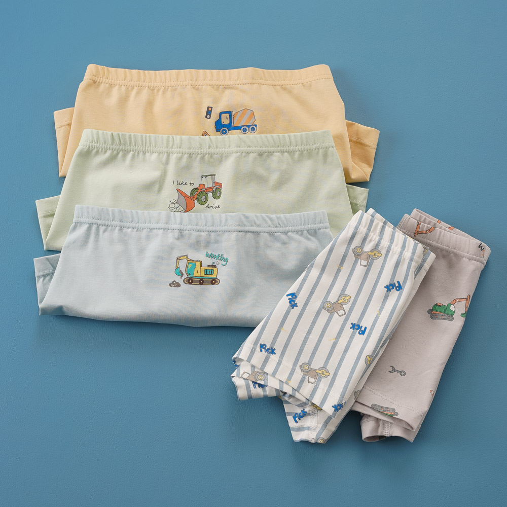 [빌도르] 덤프덤프 5매 남아 드로즈 사각 아동 키즈 어린이 팬티 세트