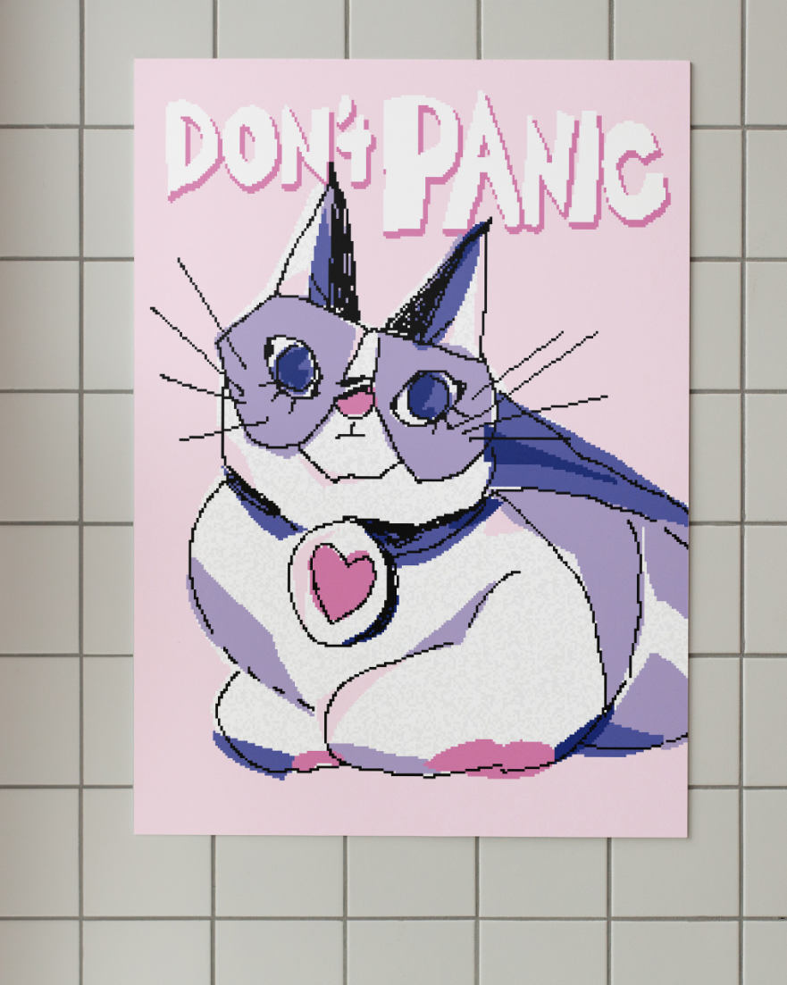 셔레이드쇼 포스터 S - Dont Panic - 상세 이미지 2