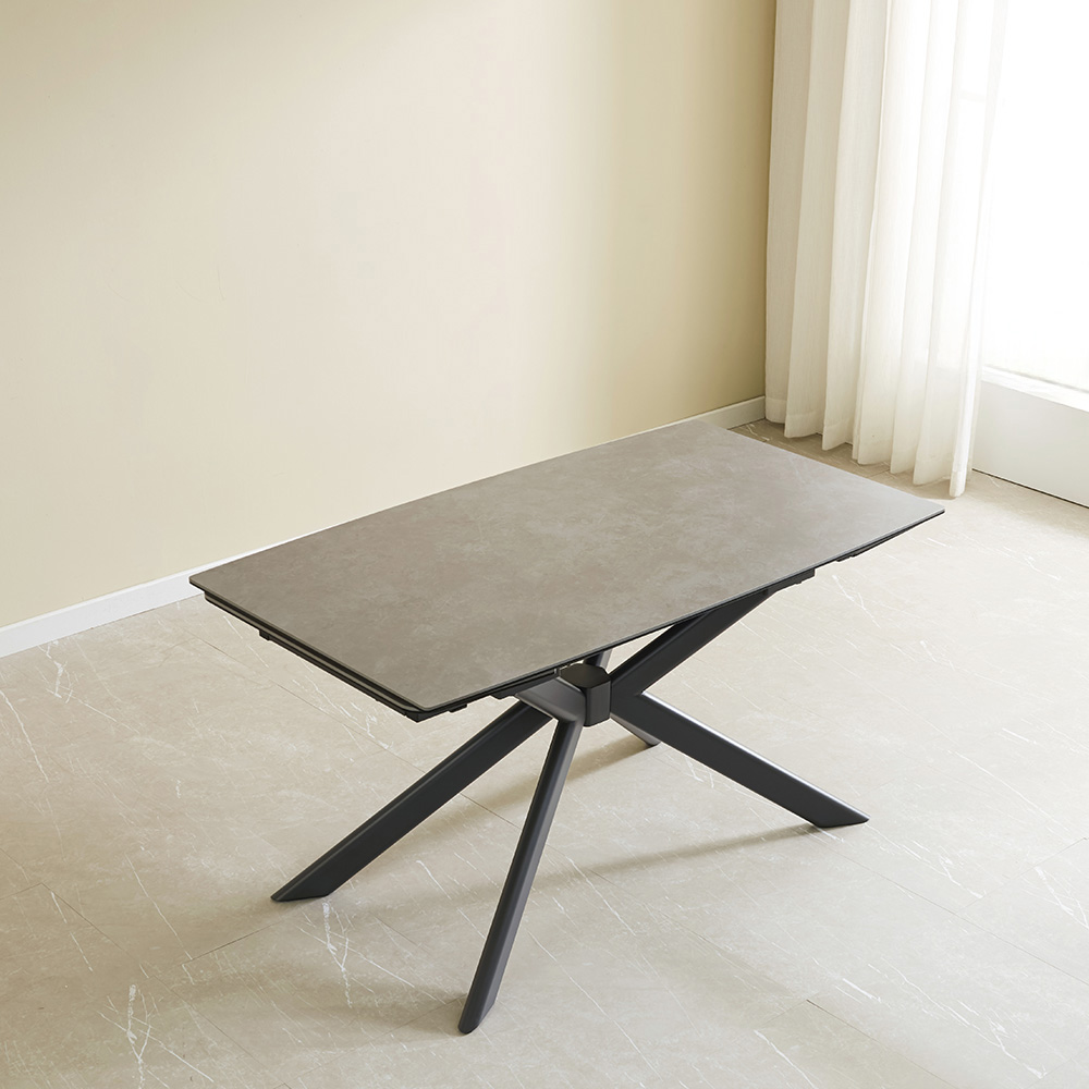 스코나 나한트 반자동 확장형 무소음 포세린 세라믹 2000 6인 식탁세트2(의자6개)