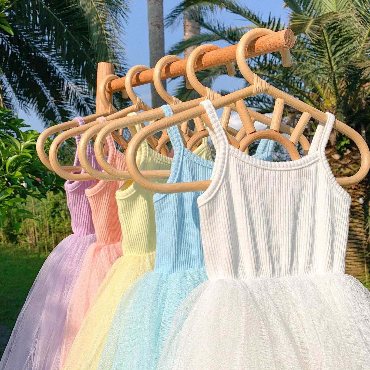 슈가 골지 나시 튜튜 샤 원피스 여아 아동 유아 돌 레이어드 발레