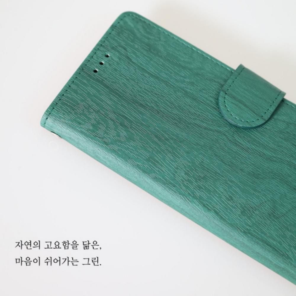 브로우 카드 다이어리 지갑 케이스 레드, 갤럭시A90 - 상세 이미지 5