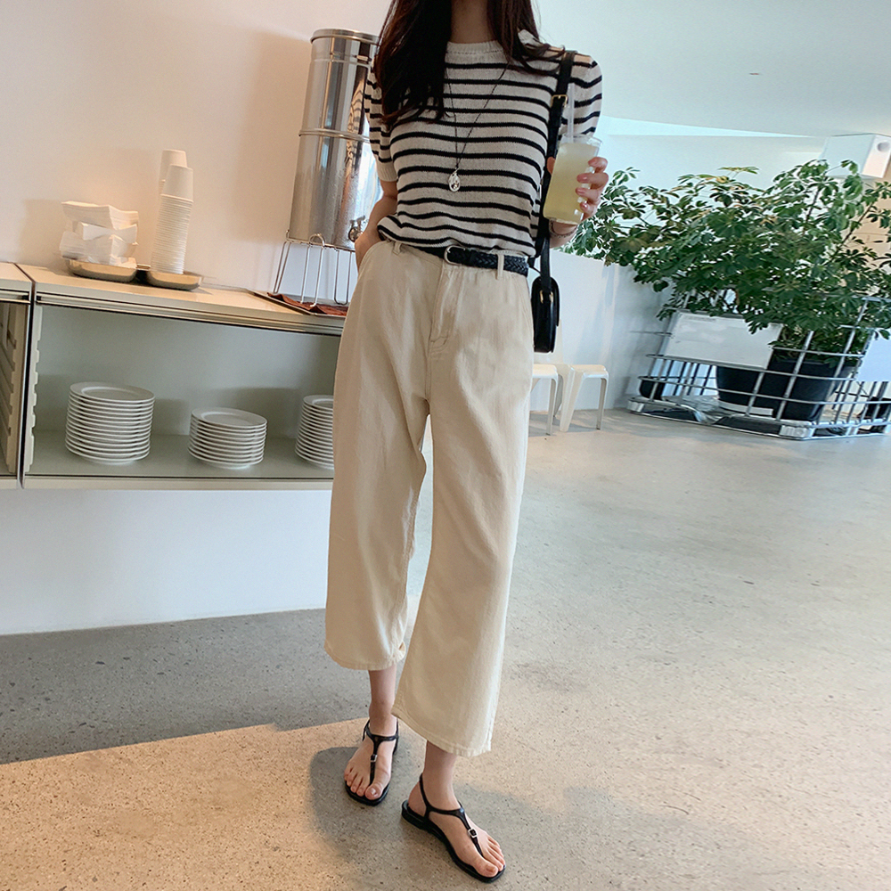 플레피 코튼 팬츠 - 상세 이미지 5