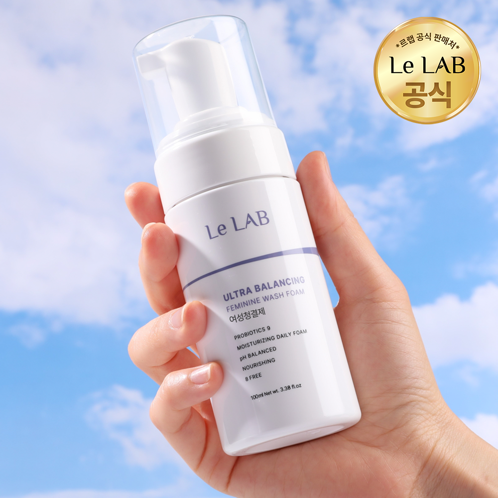 르랩 미산성 여성청결제 저자극 유산균 Y존케어 폼타입 100ml