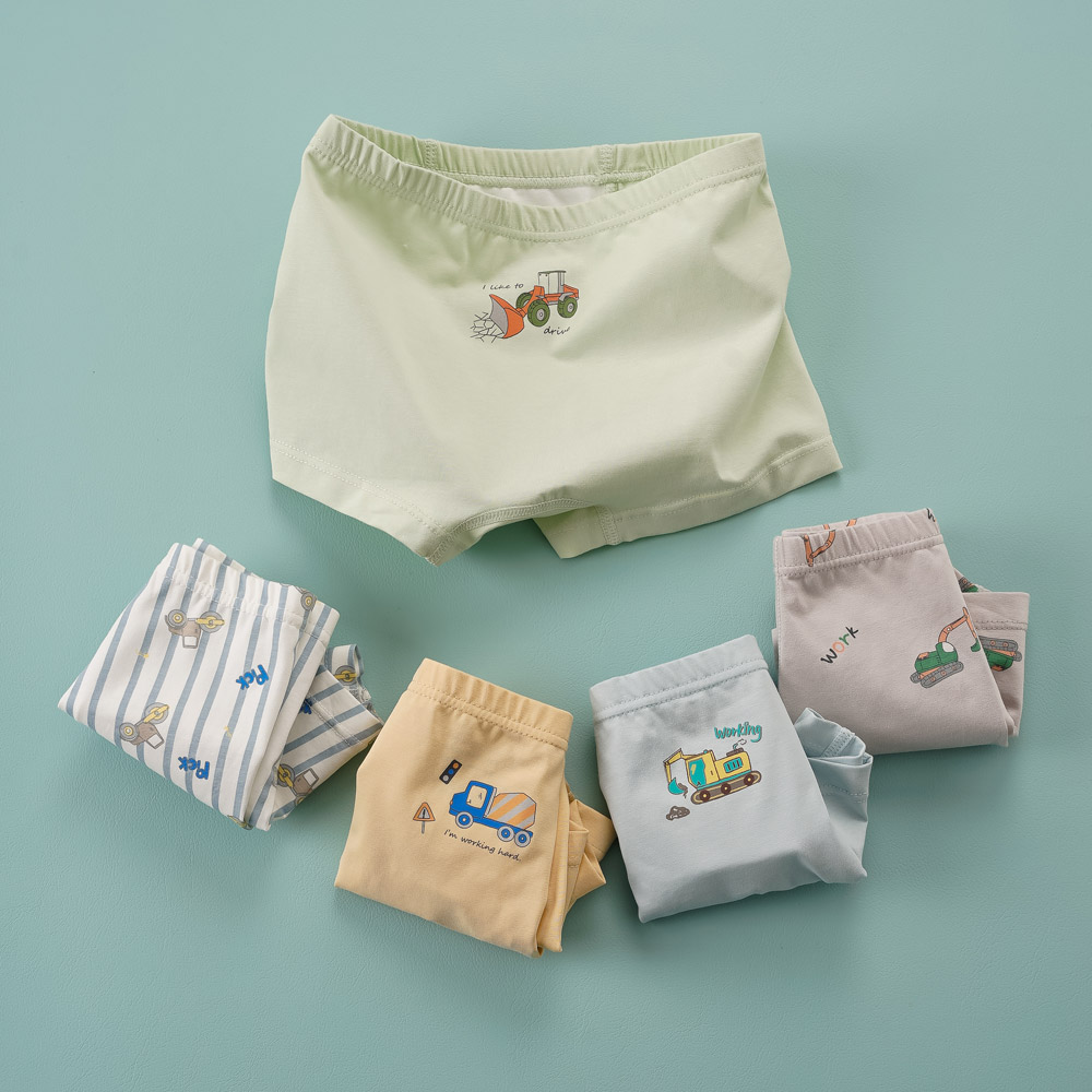 [빌도르] 덤프덤프 5매 남아 드로즈 사각 아동 키즈 어린이 팬티 세트