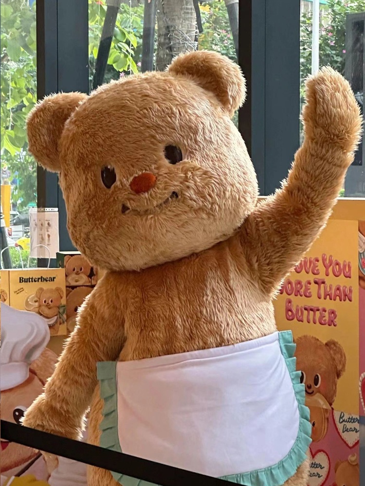 대형 곰돌이 인형탈 개업 공연 곰인형 할로윈 알바 머리 - 상세 이미지 4