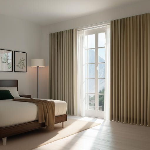 브리즈 형상기억 암막커튼 상단 부분