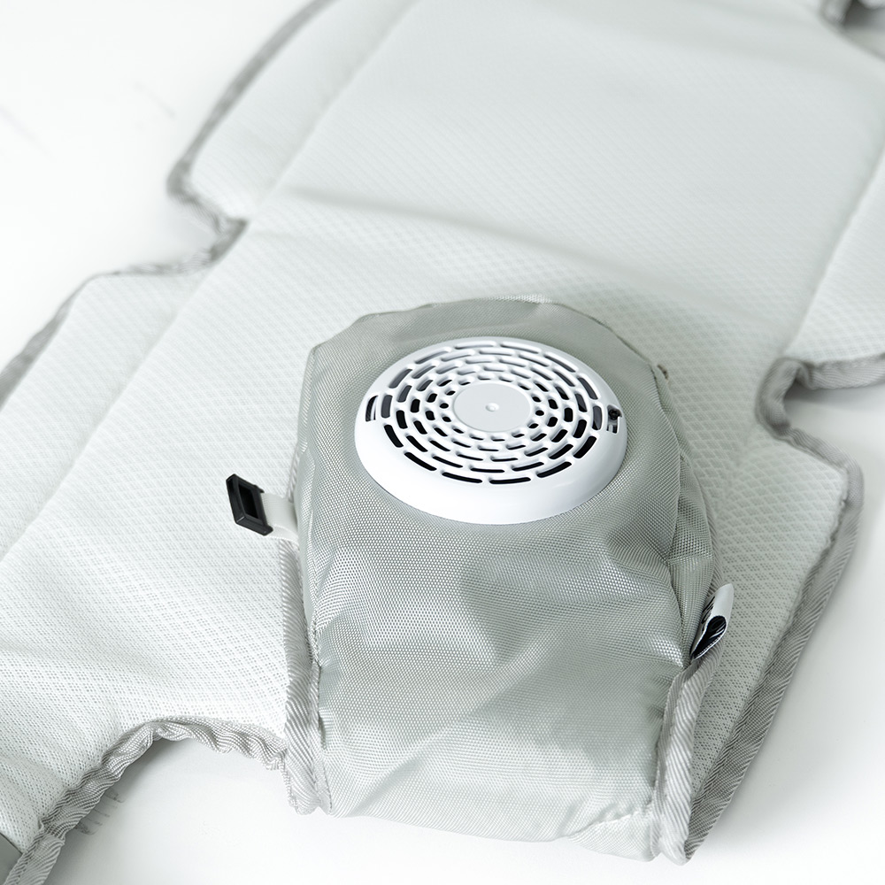 보아르 아가윈디 유모차 통풍 쿨 시트 2세대 듀얼팬 신생아 아기 쿨링 쿨매트 라이너