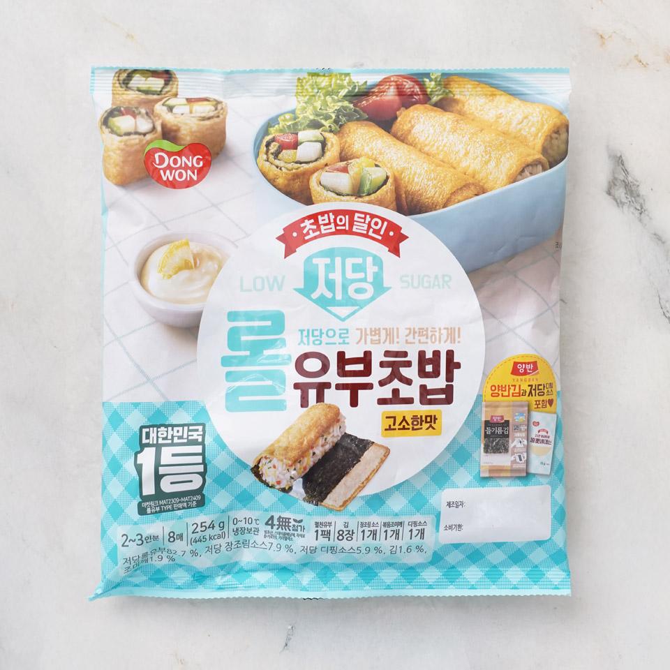 메가마트 동원 저당 롤유부초밥(고소) 254g - 메인 이미지