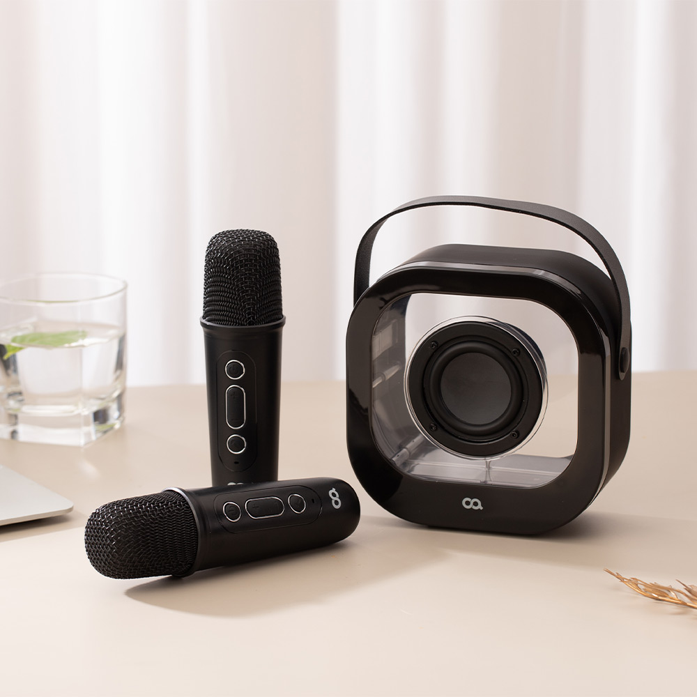 오아 뮤즈B 블루투스 무선 노래방 마이크 듀얼 미니 휴대용 가정용 차량용 스마트폰 스피커