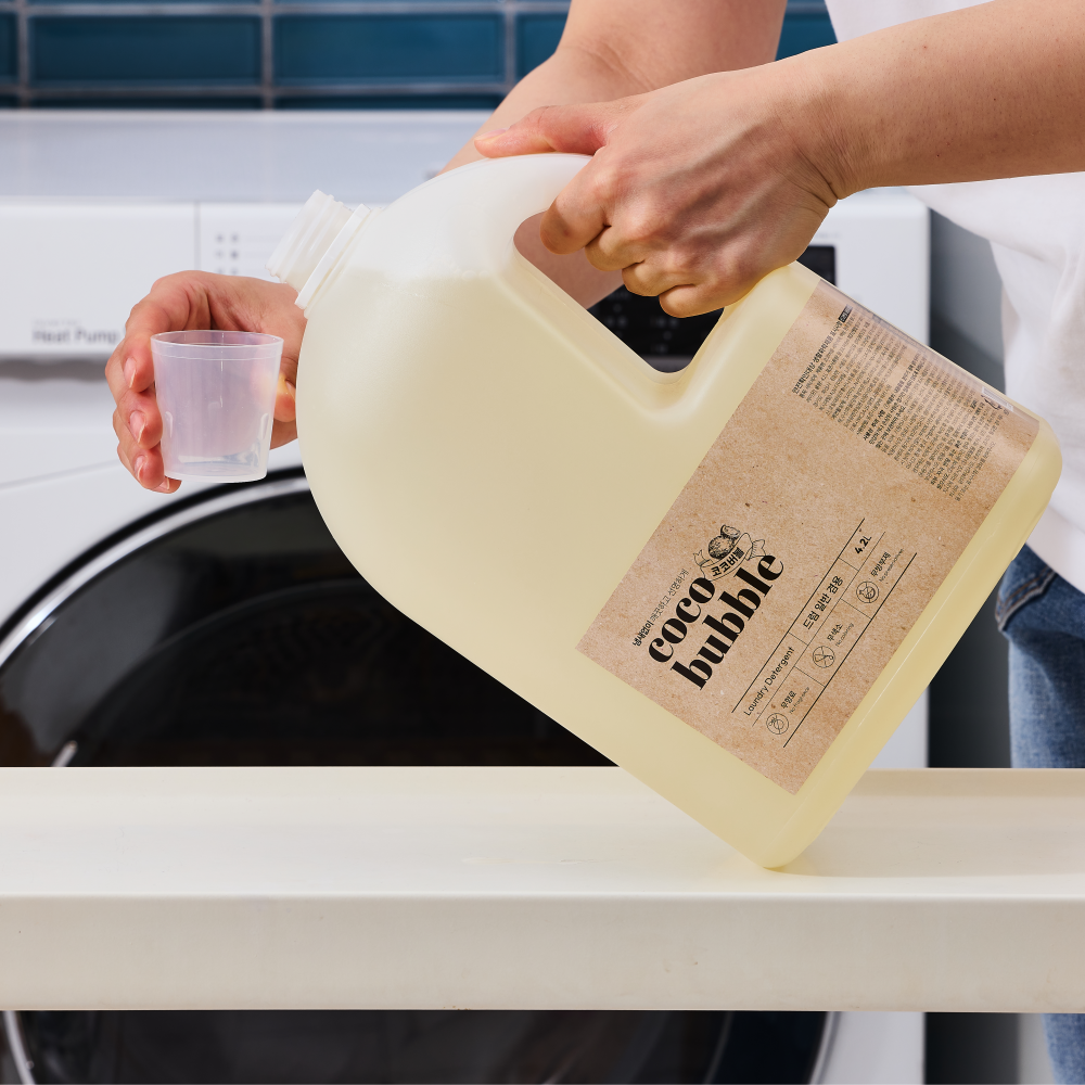 코코버블 세탁세제 4.2L 실내건조 천연중성세제 빨래쉰내제거 땀냄새제거