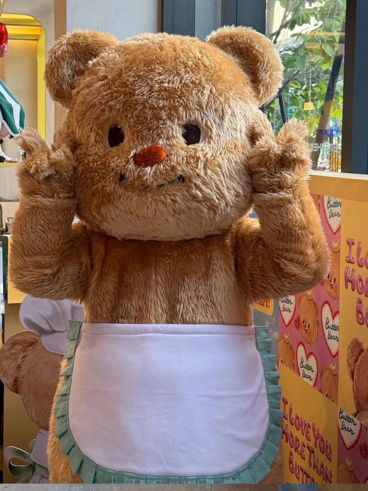 대형 곰돌이 인형탈 개업 공연 곰인형 할로윈 알바 머리 - 상품 이미지