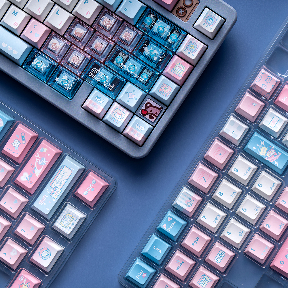Soulcat 고함량 PBT 염료승화 + PC 키캡 167키 (픽셀 고양이) 이미지 6
