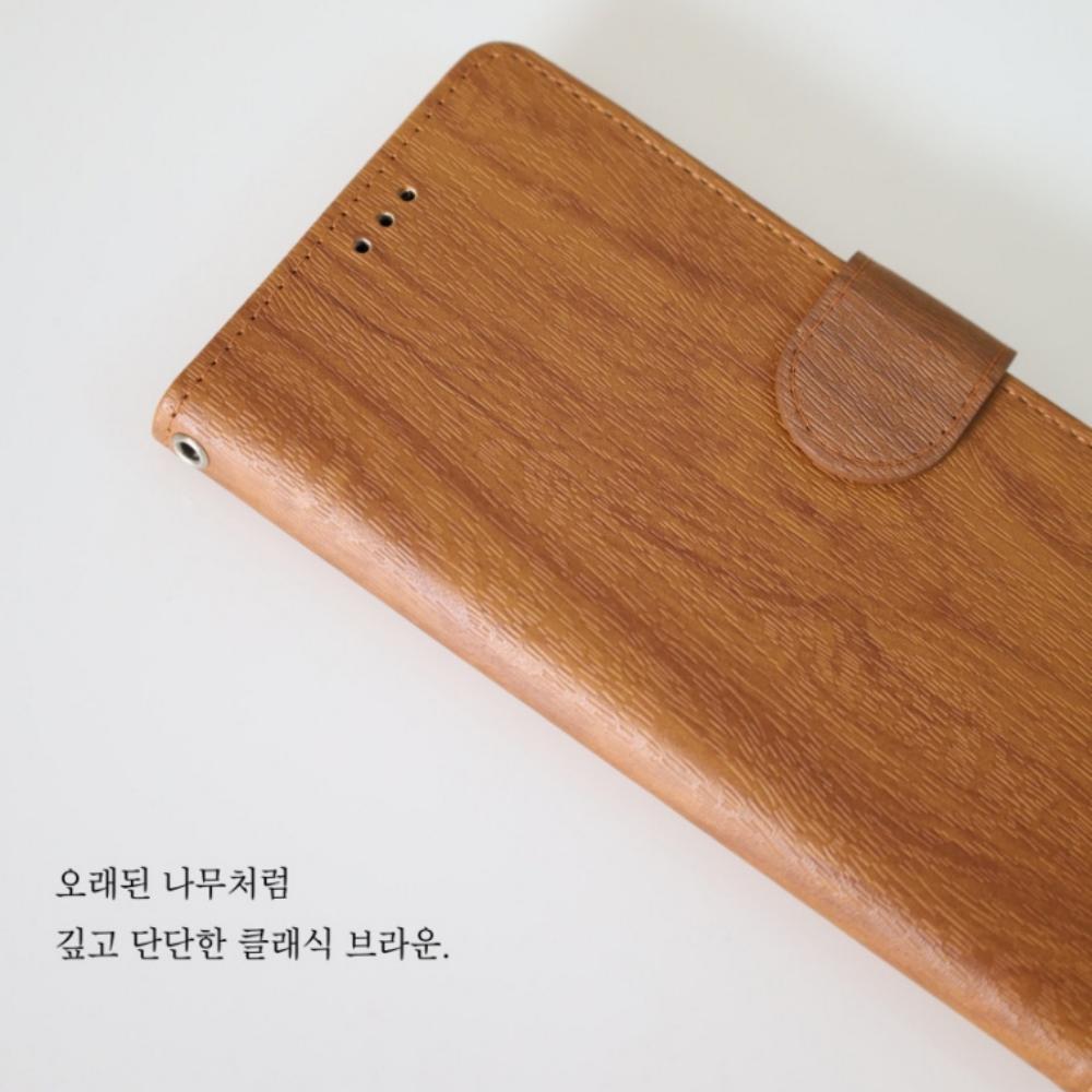 브로우 카드 다이어리 지갑 케이스 레드, 갤럭시S24 이미지 6
