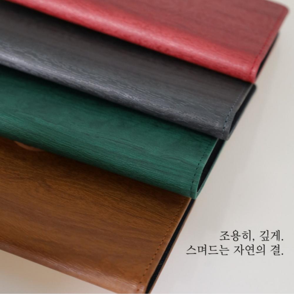 브로우 카드 다이어리 지갑 케이스 레드, 갤럭시A90 - 상세 이미지 2