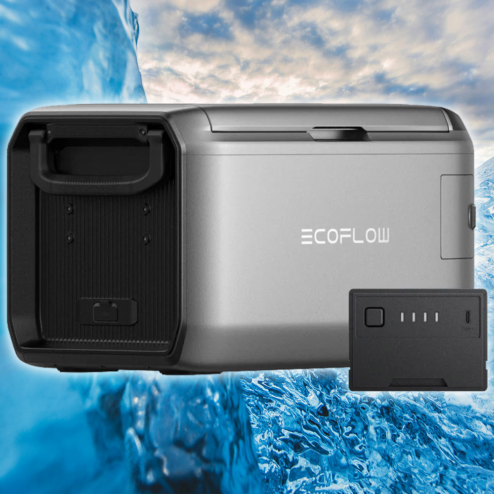 에코플로우 휴대용냉장고 글레시어 캠핑 냉장기 35L, 35배터리포함